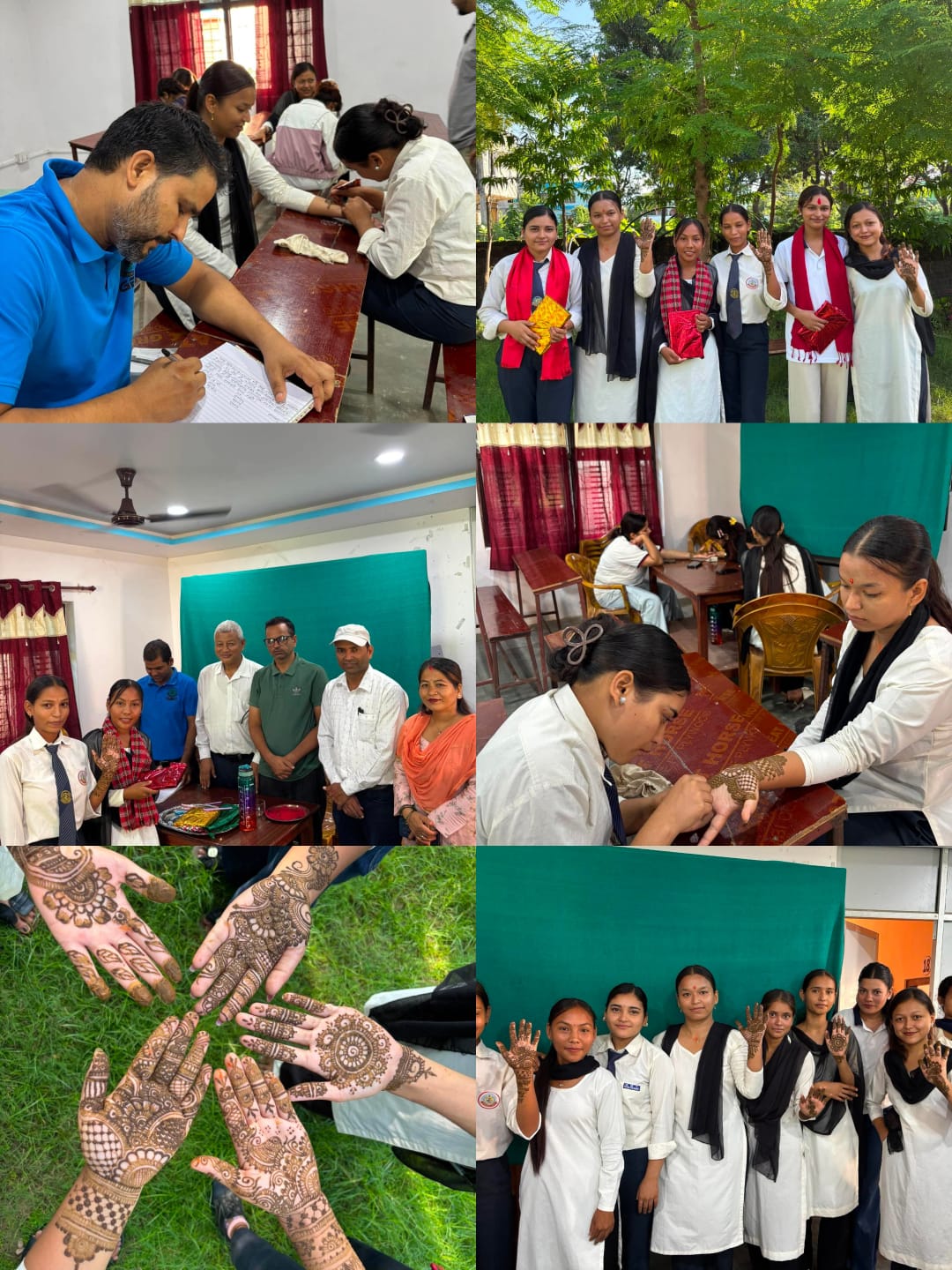 Mehndi Competition successfully Organized Under ECA Activities on Dated 2083-04-22