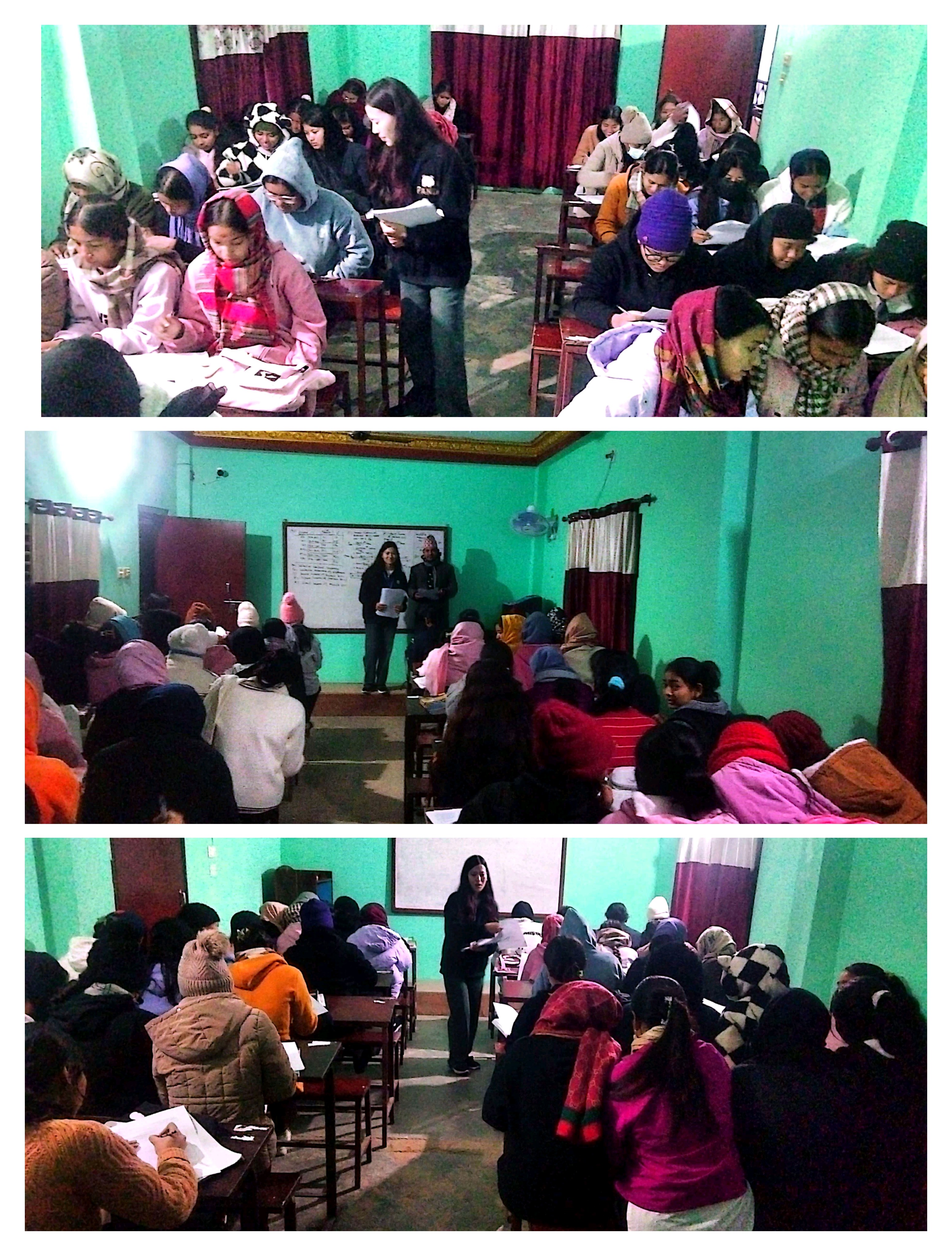 By Miss. Namuna K.C. Research title: Knowledge on prevention of urinary tract infection female students. Ed. and BBS students were informed on date 2081-09-08.